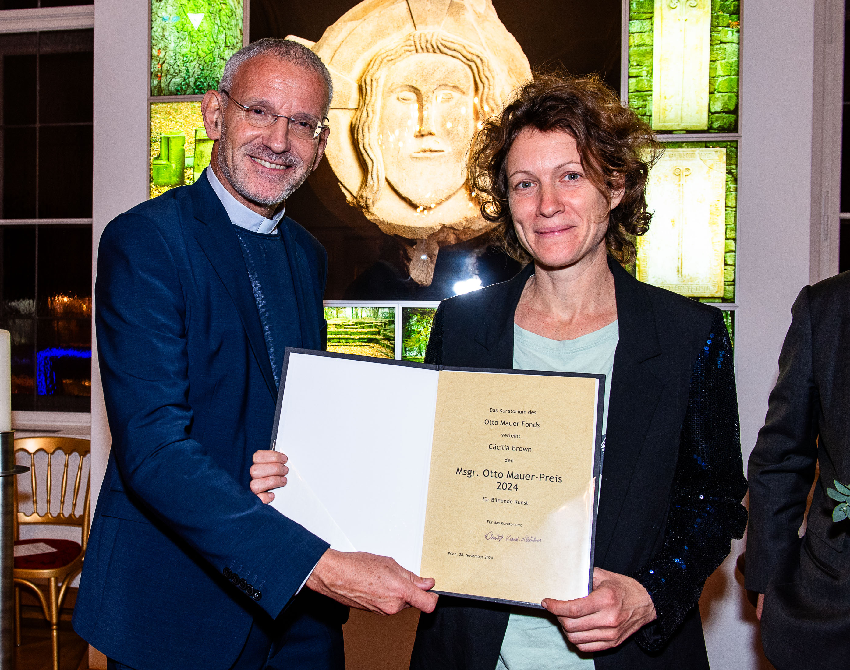 Msgr Otto Mauer Preis 2024 An C cilia Brown Otto Mauer Fonds